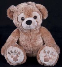 Disney Duffy Hidden Mickey Mouse Face Teddy Bear 13" Plush